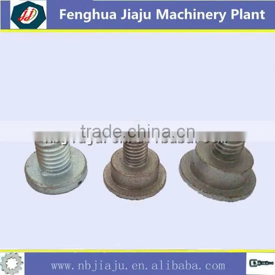notched screw with plain surface