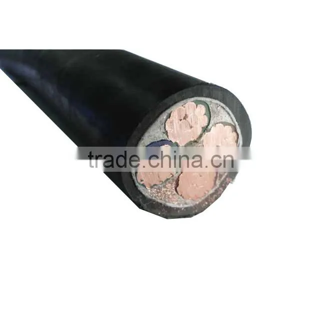 4 core cable xlpe insulated pvc coated electrical power cable 4x120mm2 medium voltage wire cable