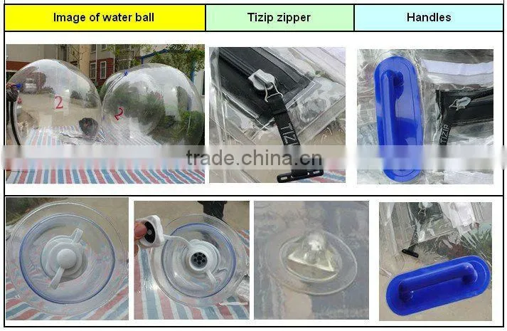 hot selling inflatable water sphere in stock 5 pieces