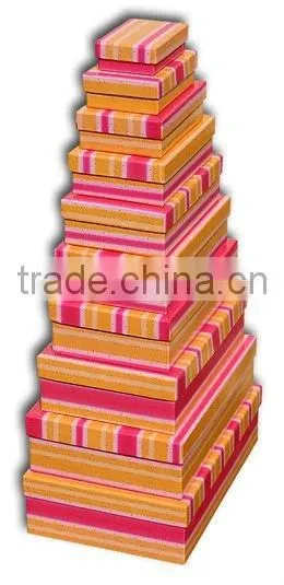 Pretty Nested Paper Gift Box, Gift Box