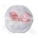 plush puff with bowknot