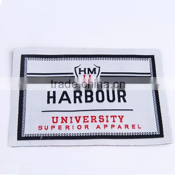 custom clothing woven label badge direct manufacturer