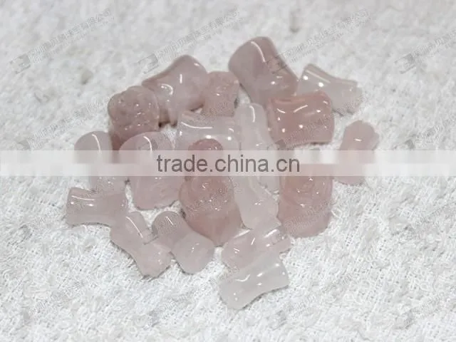 Wholesale rose quartz ear plugs,gemstone body piercing jewelry