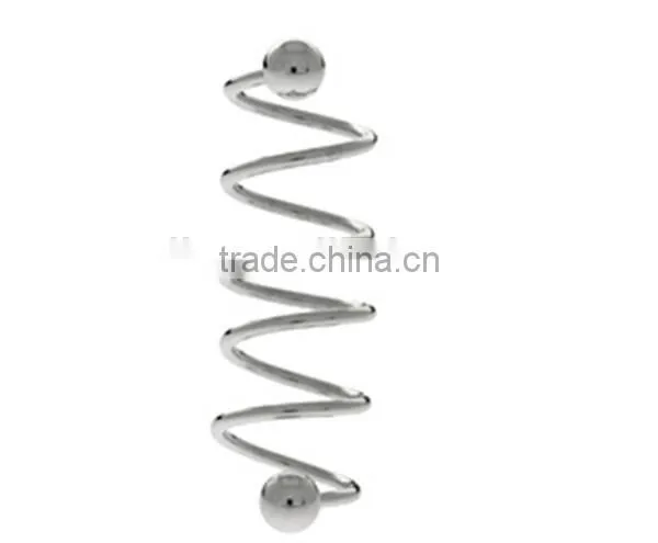 Stainless Steel Spikes Twister Eyebrow Rings Piercing Body Jewelry