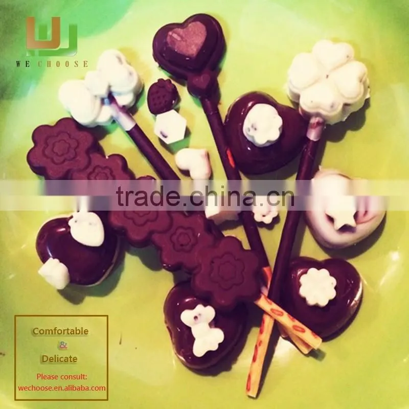 Excellent Quality Highly praised plastic chocolate mold silicone DIY dessert candy mold ice cube trays for DIY gifts