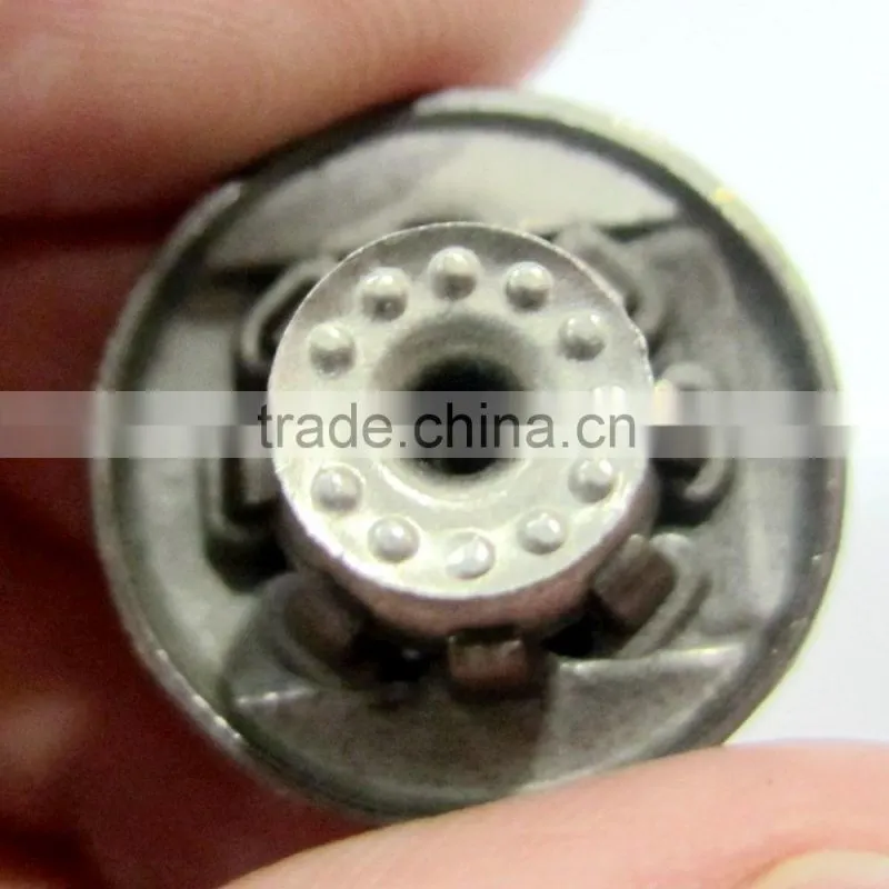 brush brass color jeans button for man jeans
