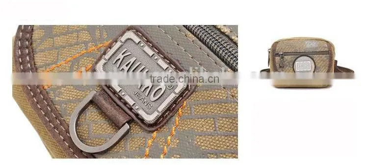 2015 Messenger Bag Style Unisex Canvas Waist Sing Bags