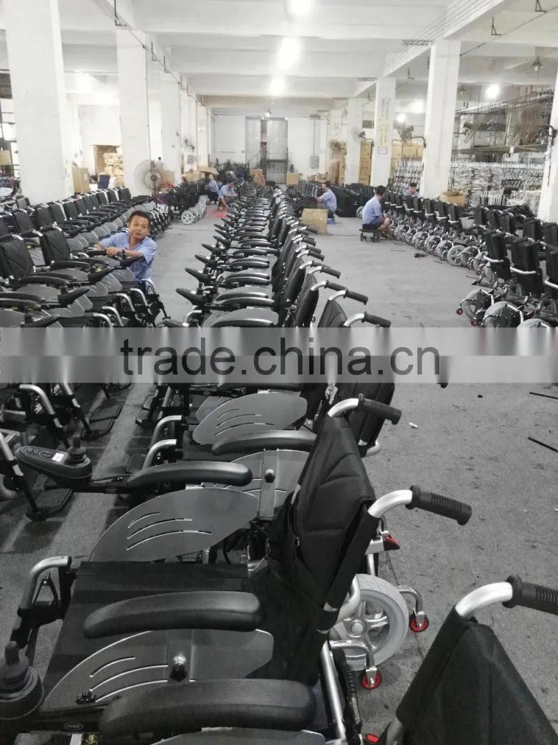 Electric Battery Mobility Foldable Power Wheelchair/Silla Electrica