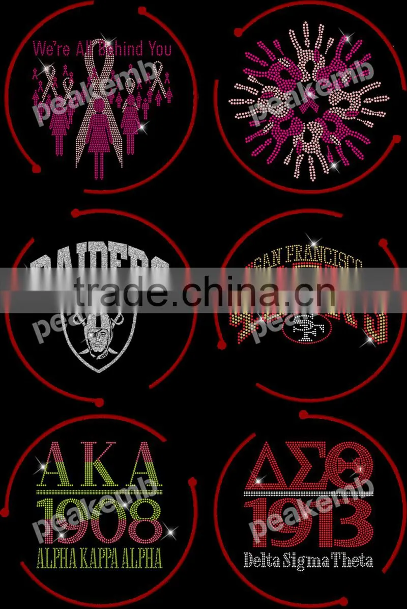 Pink Ribbon Girl Hot Fix Breast Cancer Ribbon Designs pink