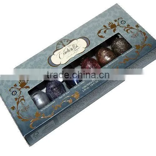 Cosmetics in Nail Polish box