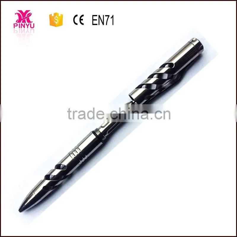 Perfect new model cT4 Titanium material self defense tactical ball pen with knife