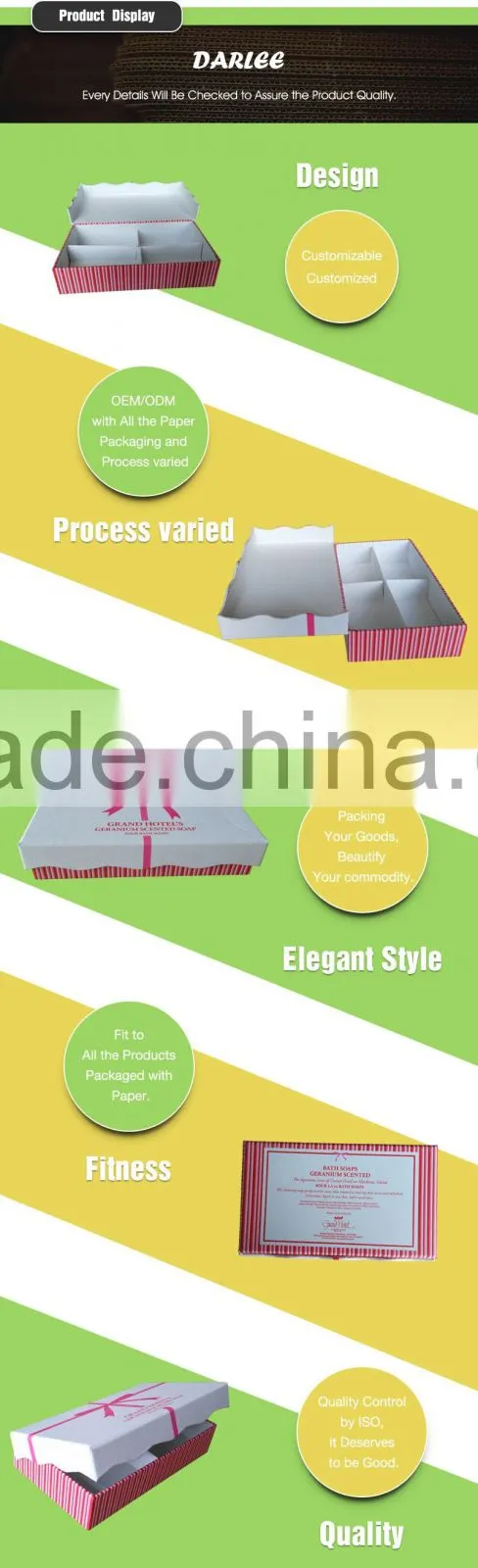 Wholesale fancy design small paper gift boxes for sweets packaging