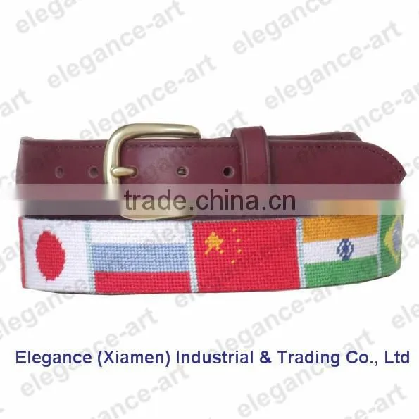 Hot-selling legend of the dragon needlepoint belt