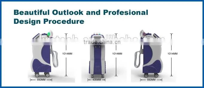 Hot sale Three handle IPL SHR beauty salon machine for hair removal