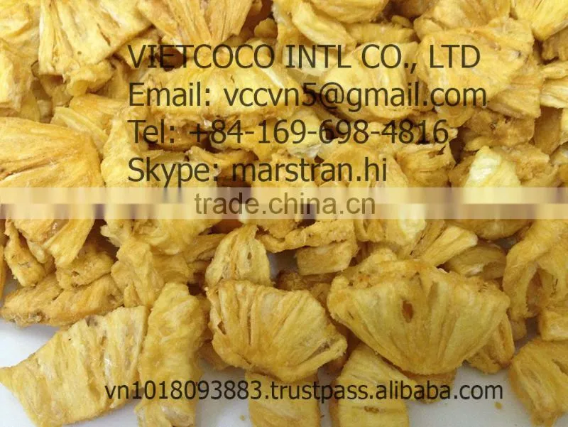 Dried jackfruit, Pumpkin, Pineapple