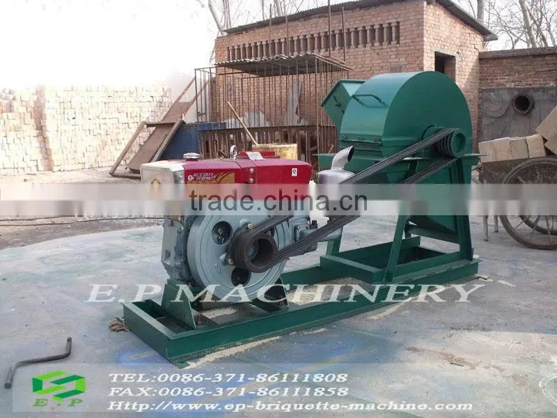 diesel/electric engine professional wood crusher