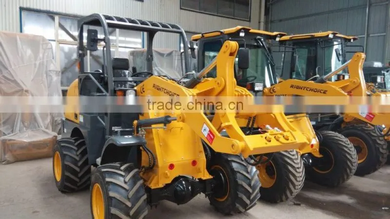 hot selling chinese 1000kg with CE optional implements minil loader