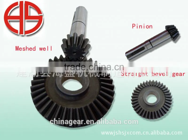 china low noise lawn mower bevel gear Straight tooth bevel gear
