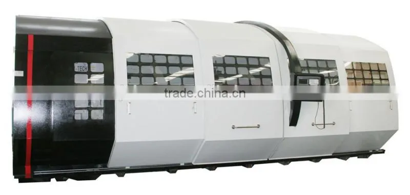 China suppliers 12 Station Live Turret Machine Tool Fanuc Control slant Bed Cnc Lathe