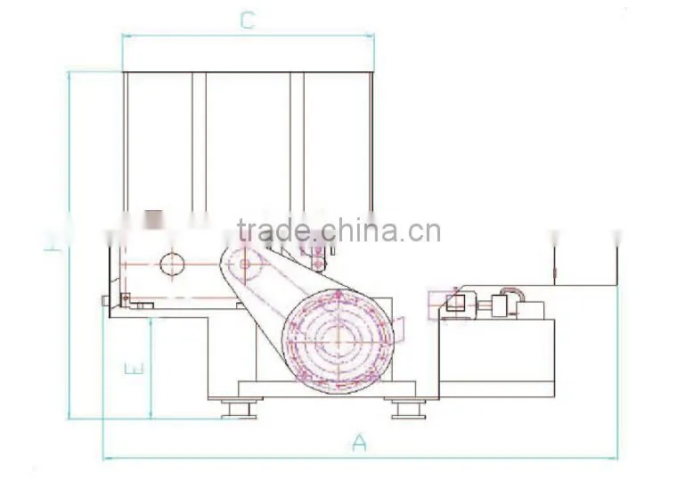 Factory price shredder machine for plastic bag