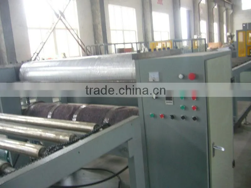 WPC embossing machine