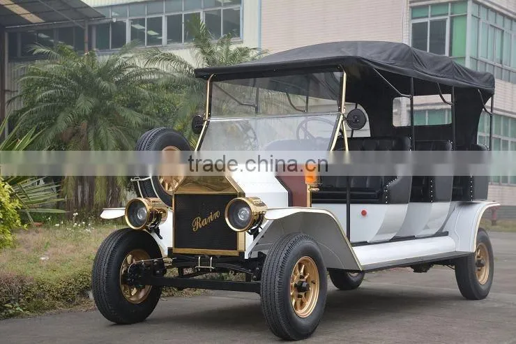 Deft design hot selling retro car 8 seater golf cart