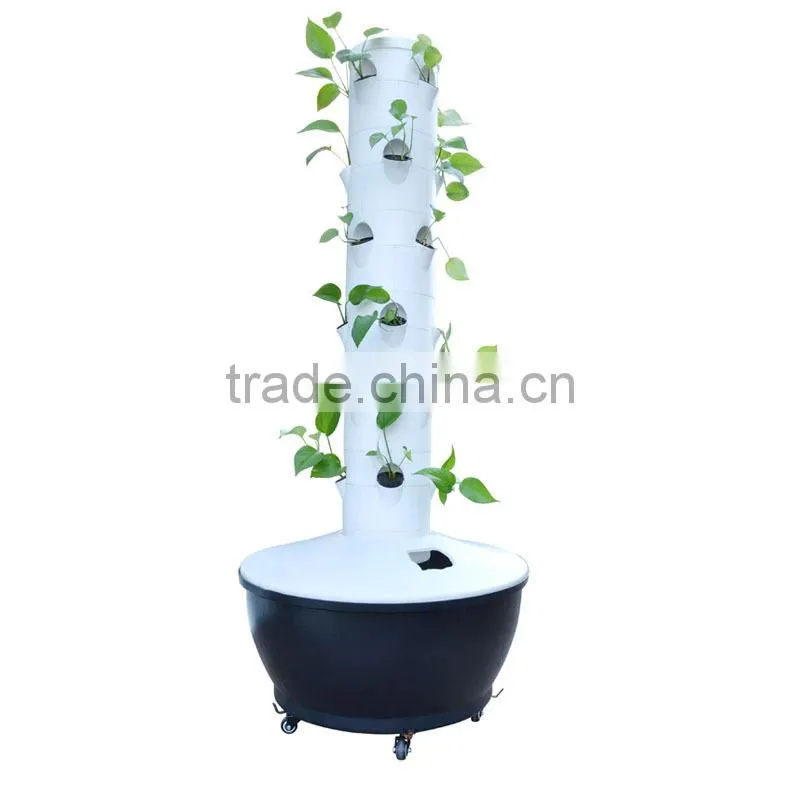 Vertical Column hydroponic Aeroponic planting system AEROPONIC TOWER