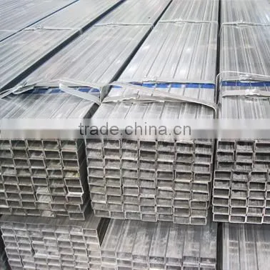 80*80*1.2mm erw carbon tube Pre Galvanized Steel Pipe