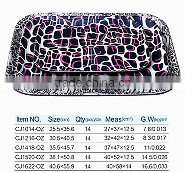 Serving Tray Sets, Round/Square Melamine Tray for European Market