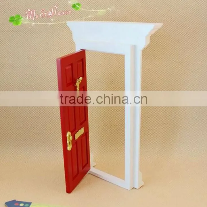Kids mini door model for playing , little fairy door for girls