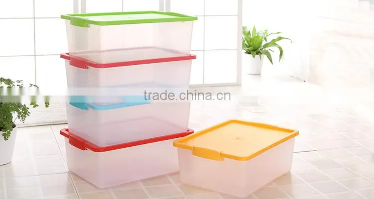 11.5L Hot Sale Colorful Plastic Storage Box With Lock