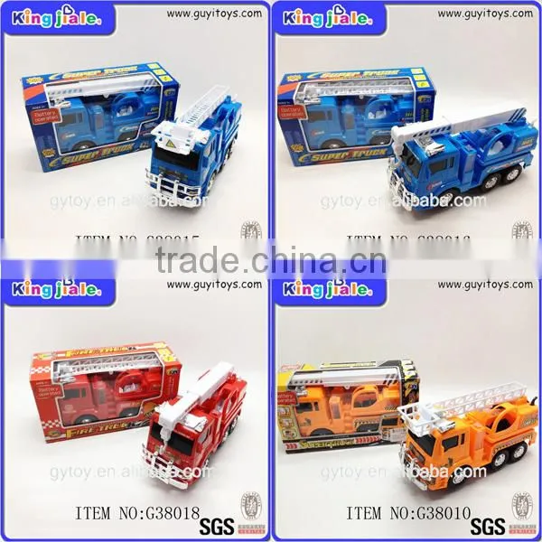 plastic toy trucks and trailer