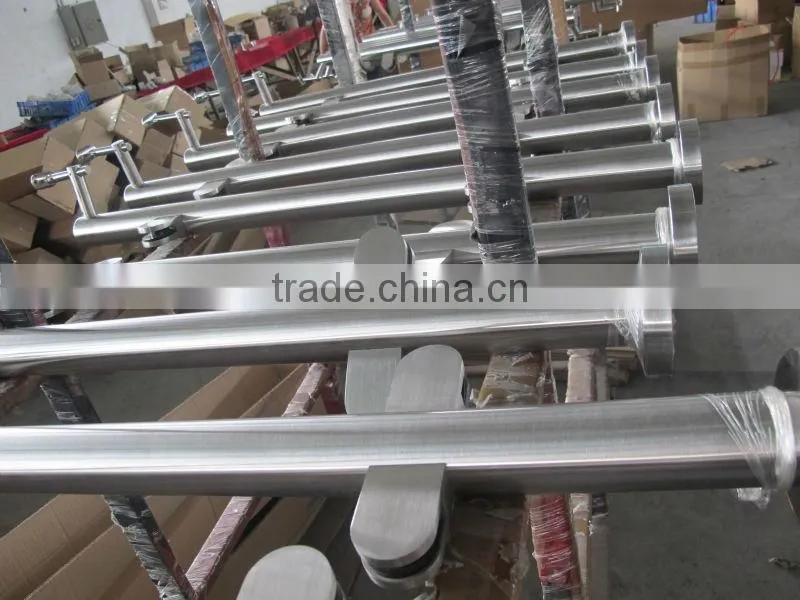 Modern stainless steel Handrail stanchion sign holder