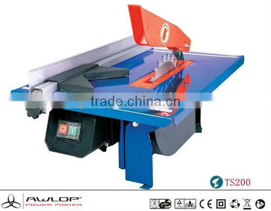 600W Electric Sliding Table Saw With Scoring Blade-TS200