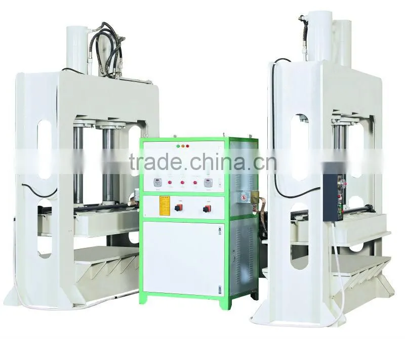 high performance wood hydraulic hot press bentwood machine for plywood and veneer ,150T one-driving-two bentwood machine