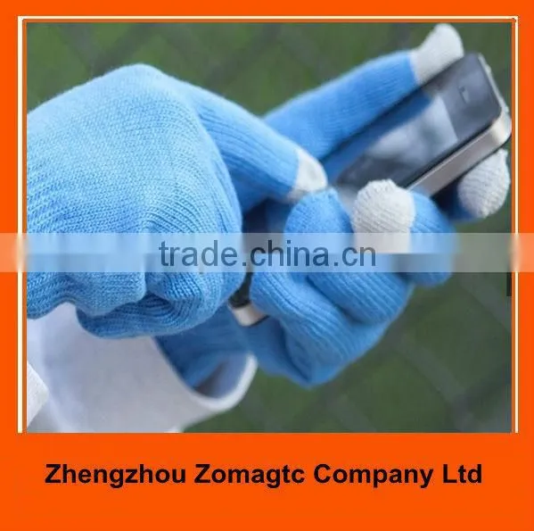 Black Acrylic Touch Screen Gloves For Smartphone ZMR720