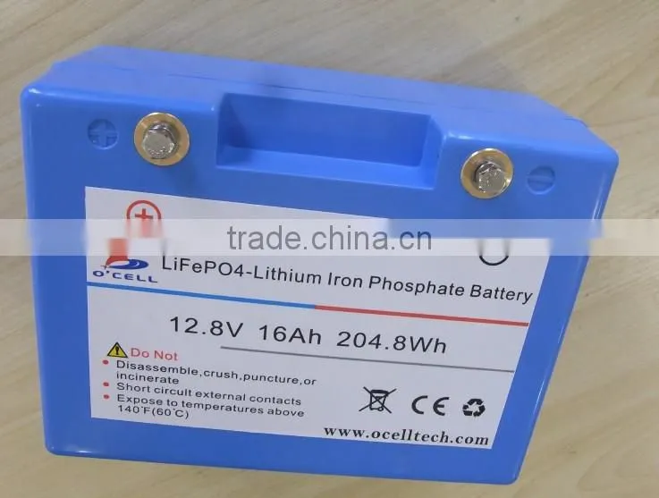 Golf trolley battery 12.8V16Ah with Anderson plug