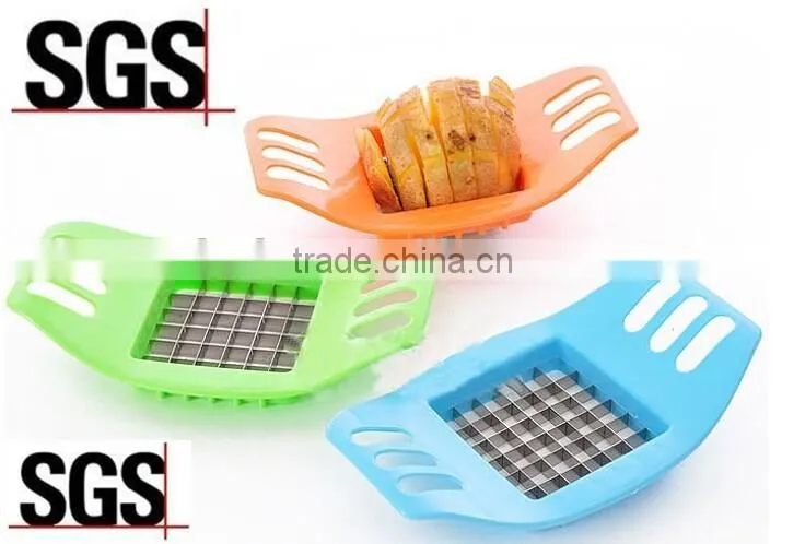 SGS Approved , Manual DIY potato chip slicer / Kitchen potato cutter