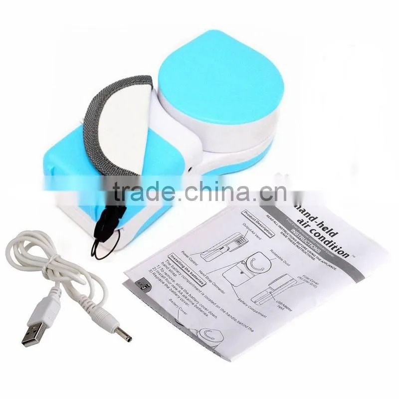 Mini cheap handheld refrigeration fans bladeless portable air conditioner for sale