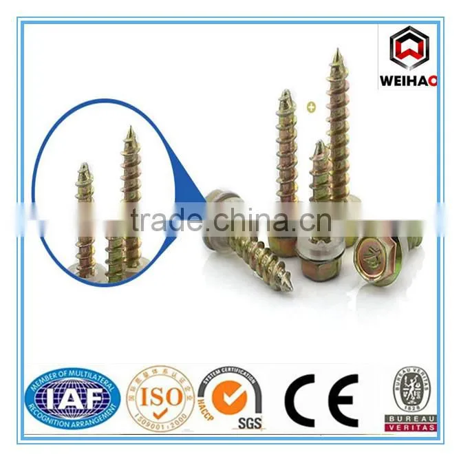 hot selling high qualiy self tapping screw with rubber washer