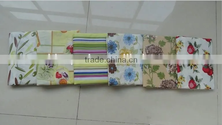 hot sale !!classic and fashionable flannel/PVC/PE table cloth