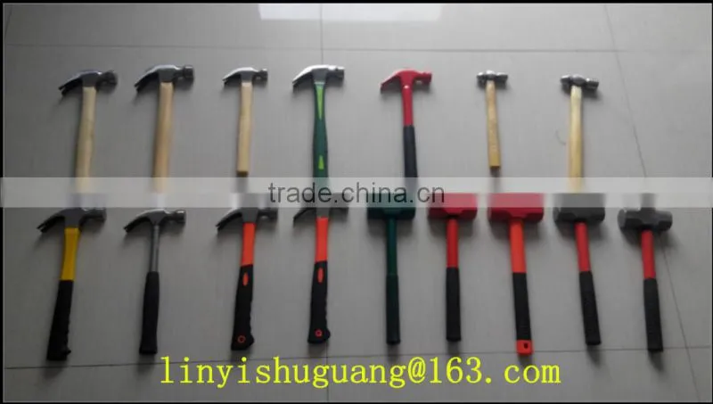 Linyi Shuguang Rigging Factory Hot sale high quality painted claw hammer