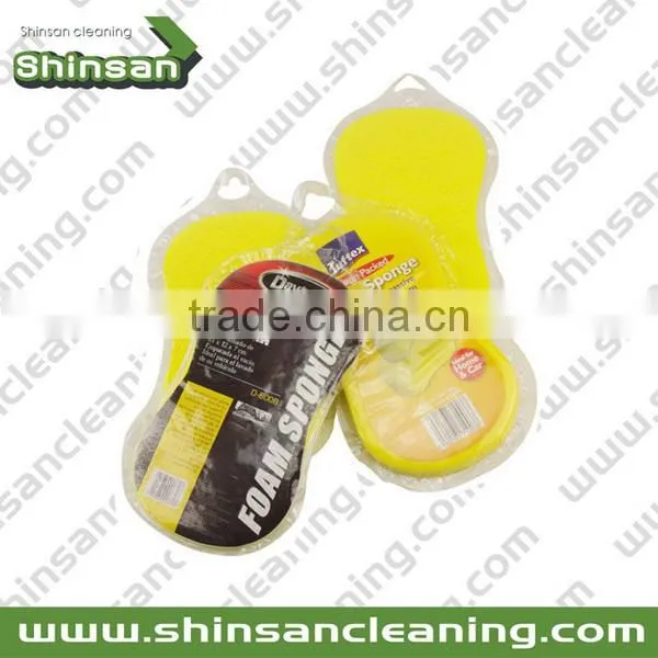 2017 High Quality custom promotion car wash sponge/custom sponge/car wash sponge