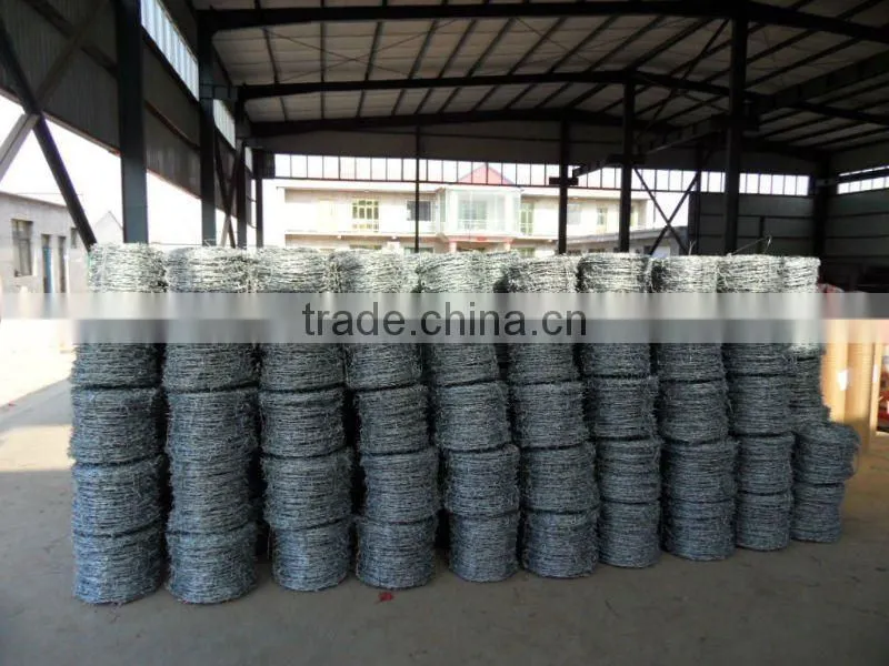 Barbed wire razor wire mesh wall spikes