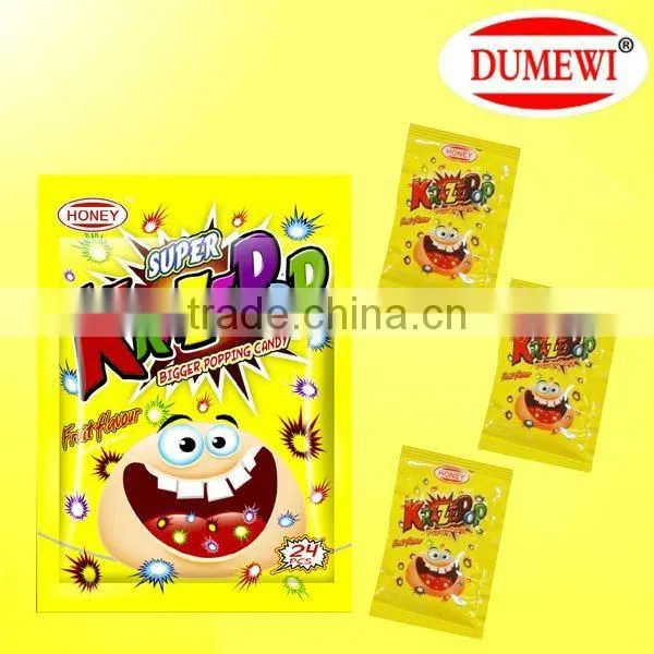Fruit Flavored Pop Rocks Candy