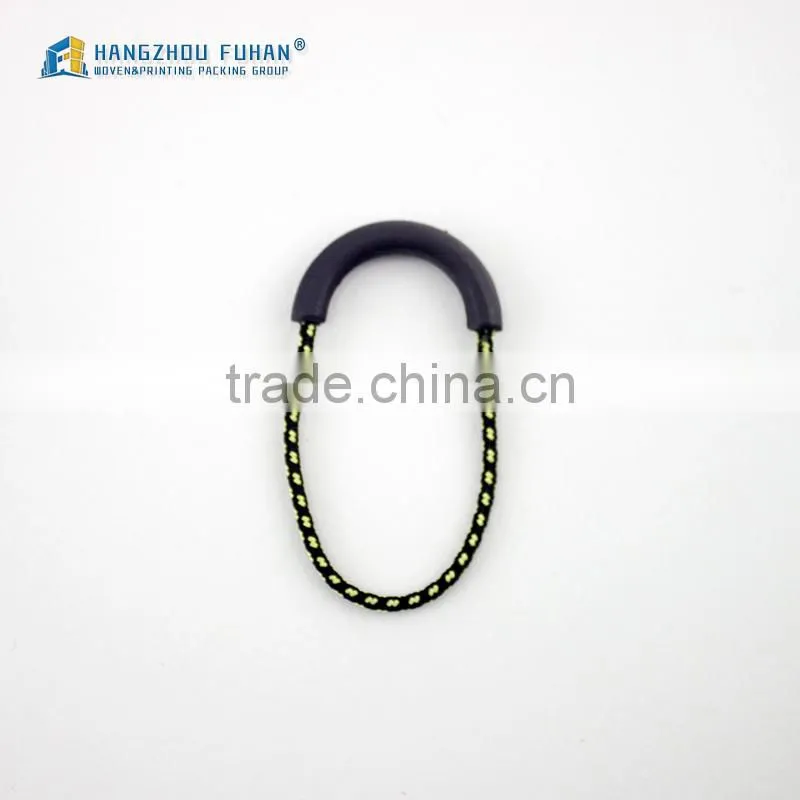 Fashion PU Injection Jacket Puller Zipper