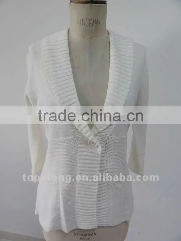 Fashion 100% cotton dress sweater designs for women