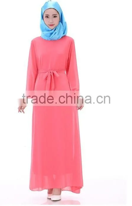 muslim fancy maxi dress with long sleeve