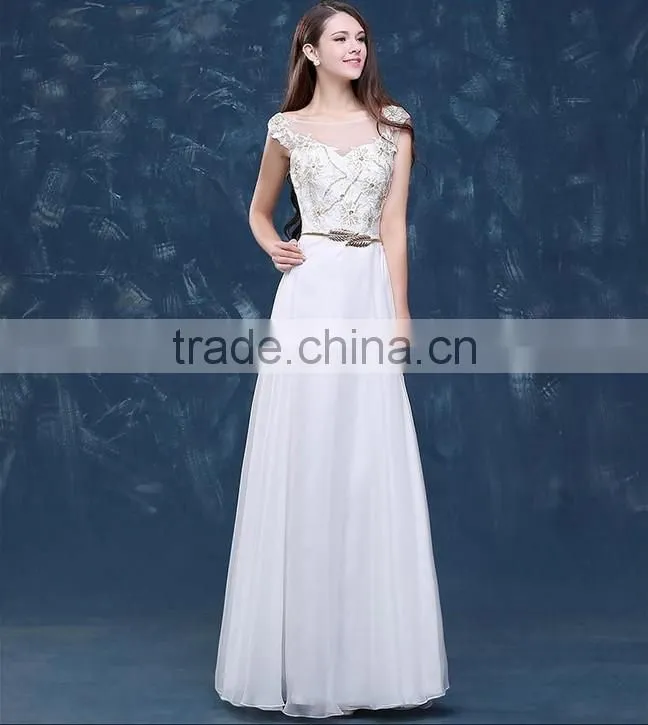 one piece style chiffon beautiful lady fashion dress
