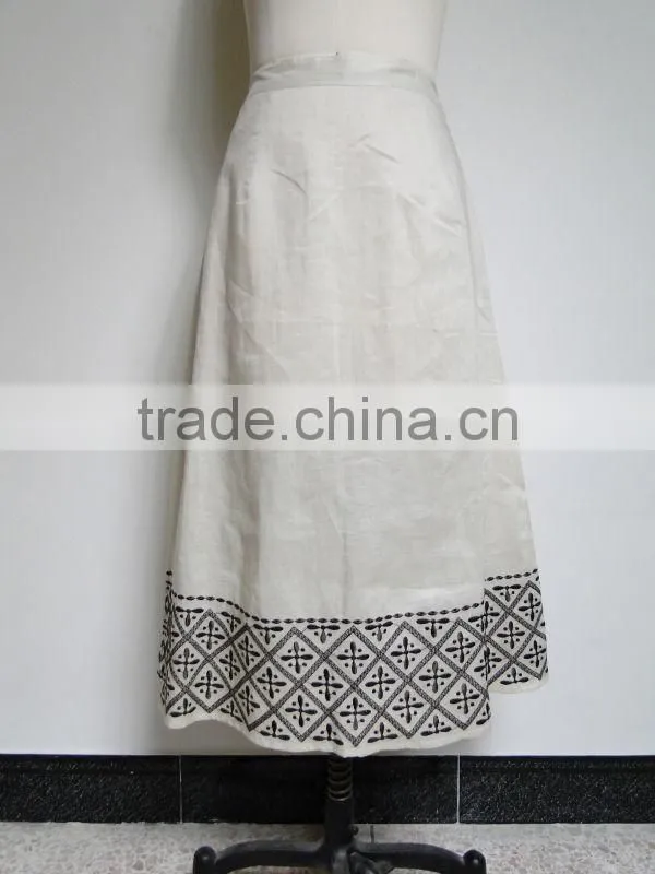 Indian women embroidery 3 pcs skirt suit